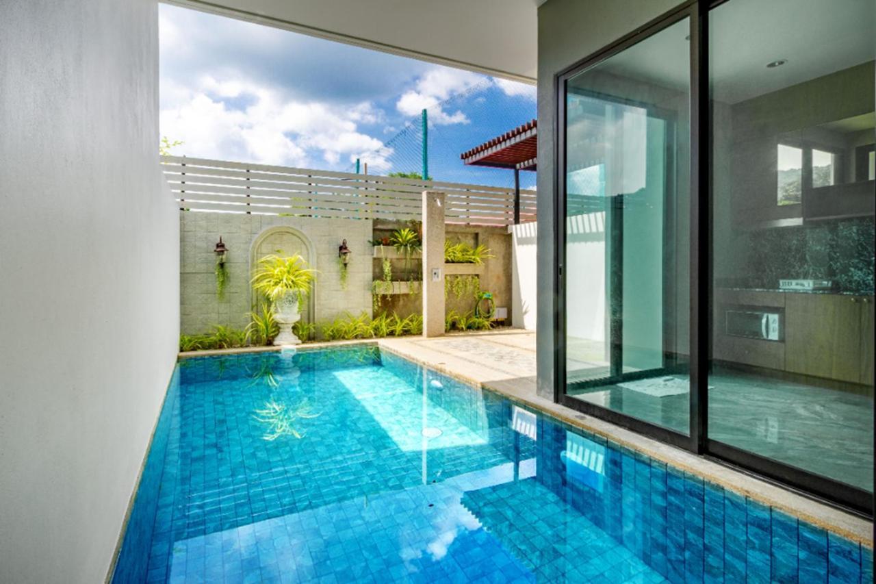 New Luxury Two Bedroom Private Swimming Pool Villa With Complete Supporting Facilities, Convenient For Travel 800 Meters To Kamala Beach H09 エクステリア 写真